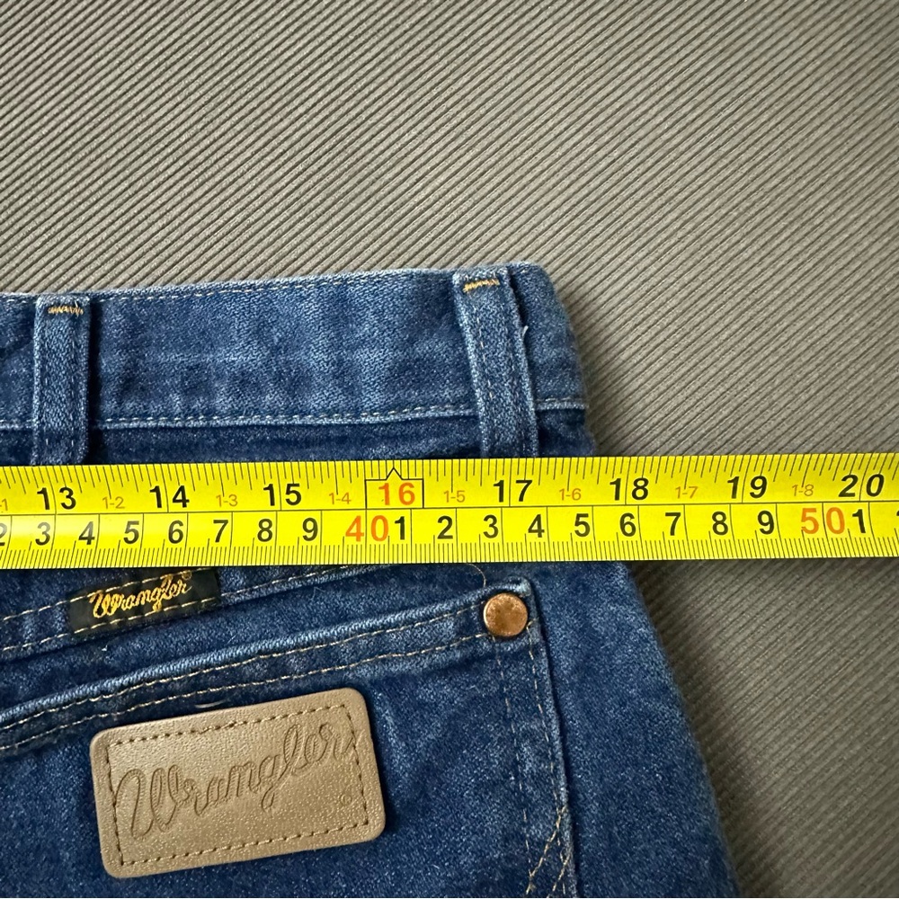 Wrangler 13MWZ Cowboy Cut Denim Jeans - Blue Men’s Size 36x33 (tag 36x34) - Picture 9 of 10